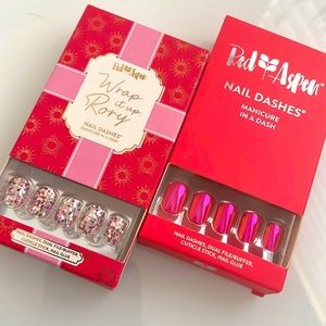 Red Aspen Nail Dashes: Set of 2